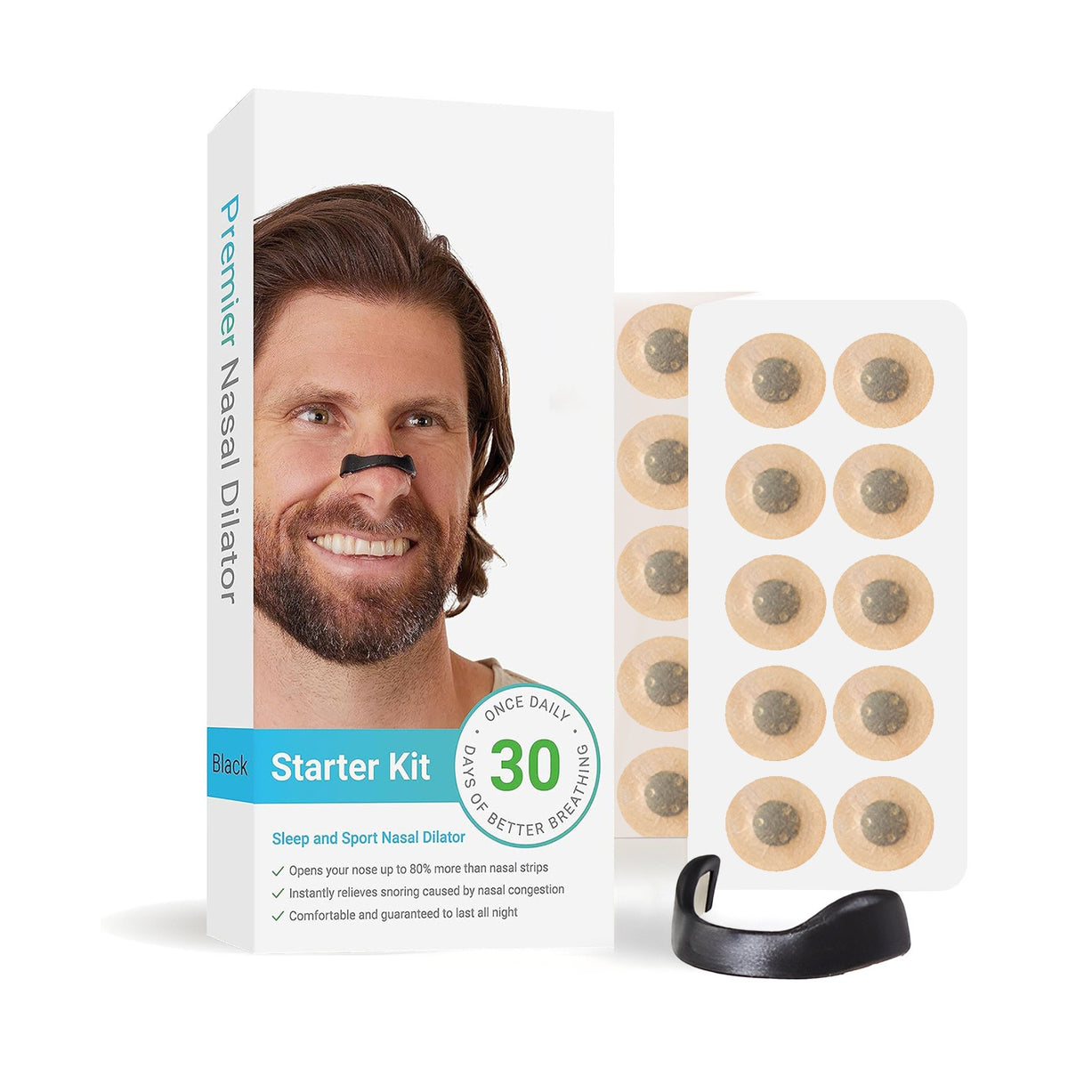 Magnetic Nasal Strips - Quieter Nights