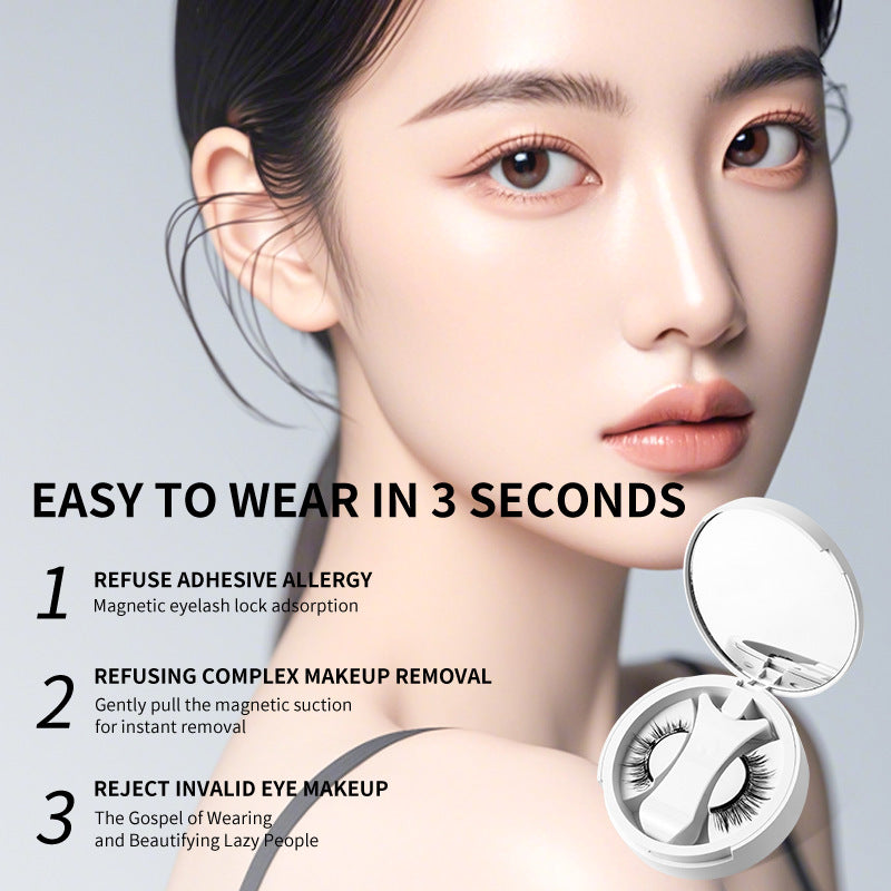 Magnetic Lash Set with Applicator & Case