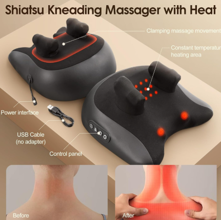 Shiatsu Neck & Shoulder Massager with Heat