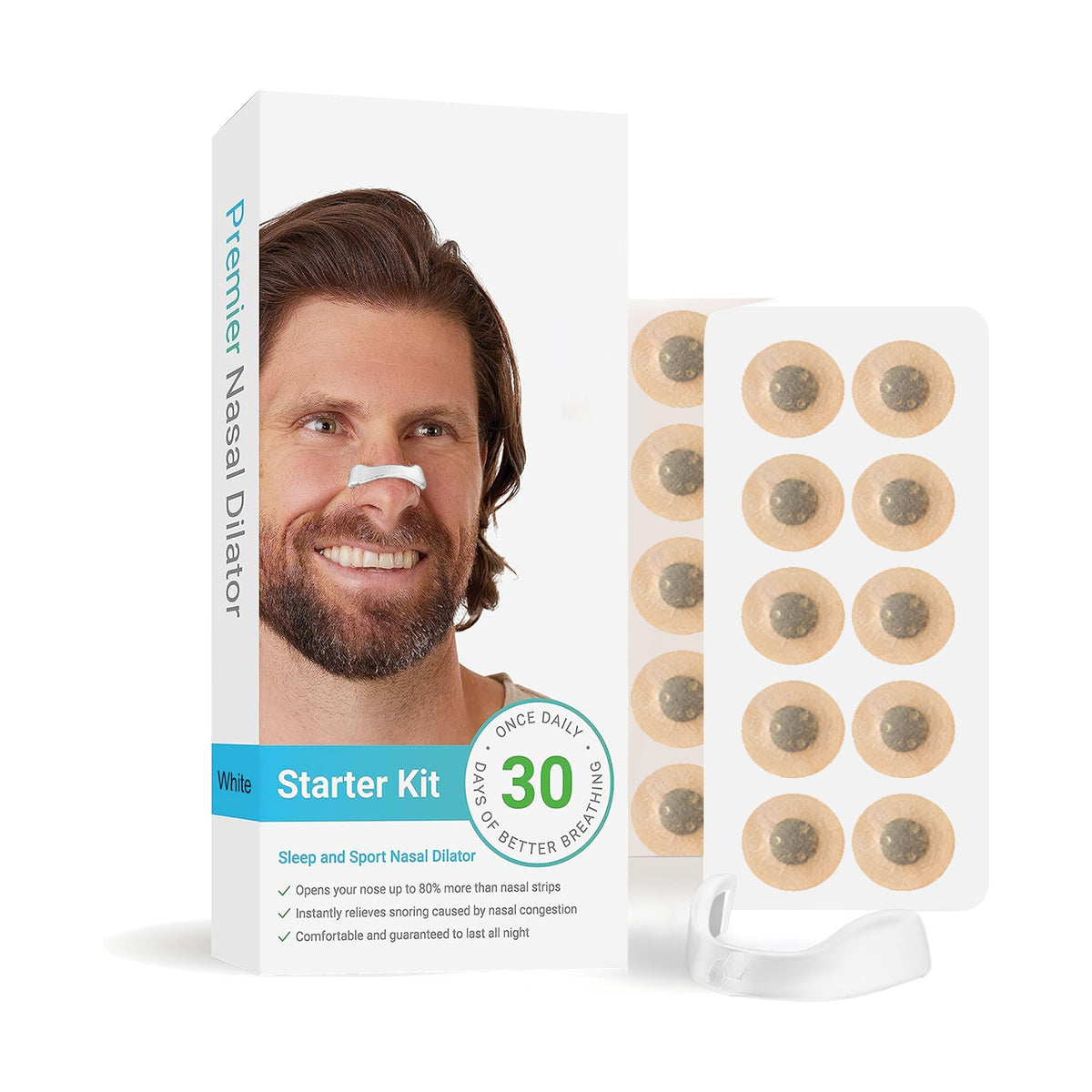Magnetic Nasal Strips - Quieter Nights