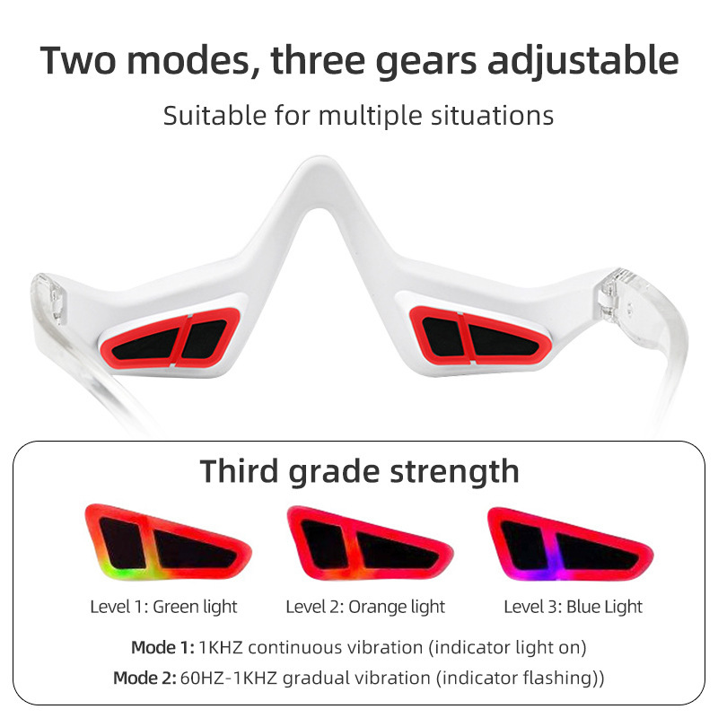 Wireless Eye Massager with Red Light & Heat