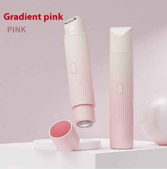 Dual-Head Painless Shaver - Face, Underarm, Bikini, Legs