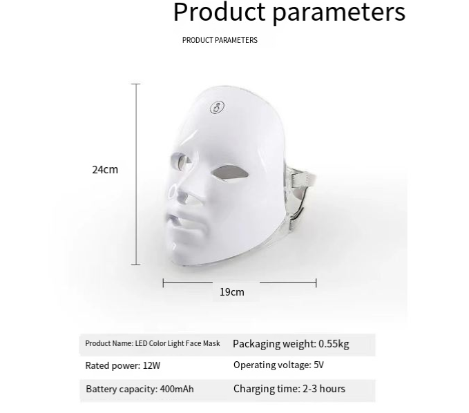 LED Light Therapy Face Mask